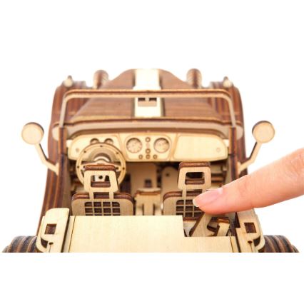 Ugears - 3D wooden mechanical puzzle Car roadster