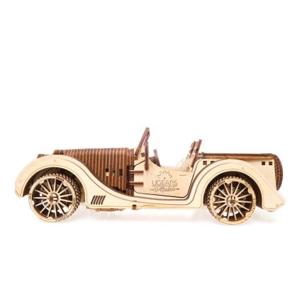 Ugears - 3D wooden mechanical puzzle Car roadster