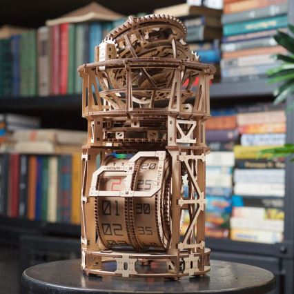 Ugears - 3D wooden mechanical puzzle Clockwork with tourbillon