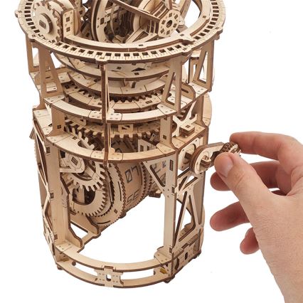 Ugears - 3D wooden mechanical puzzle Clockwork with tourbillon