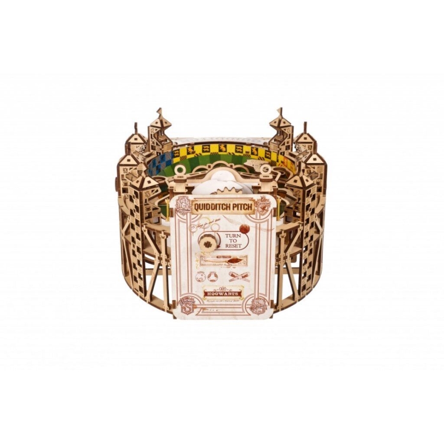Ugears - 3D wooden mechanical puzzle Harry Potter Quidditch Pinball