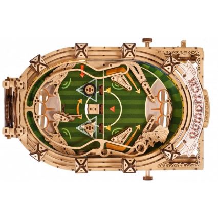 Ugears - 3D wooden mechanical puzzle Harry Potter Quidditch Pinball