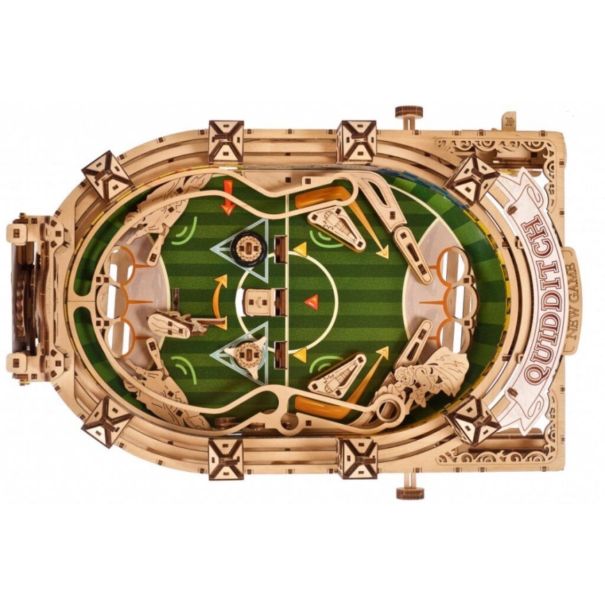 Ugears - 3D wooden mechanical puzzle Harry Potter Quidditch Pinball