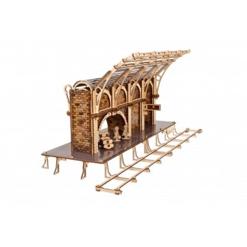 Ugears - 3D wooden mechanical puzzle Harry Potter train platform