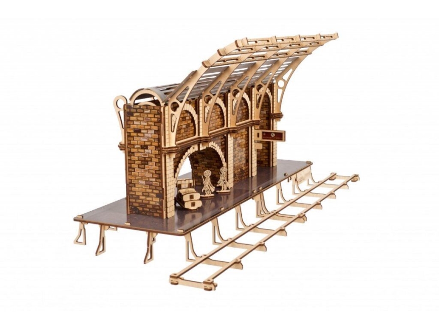 Ugears - 3D wooden mechanical puzzle Harry Potter train platform