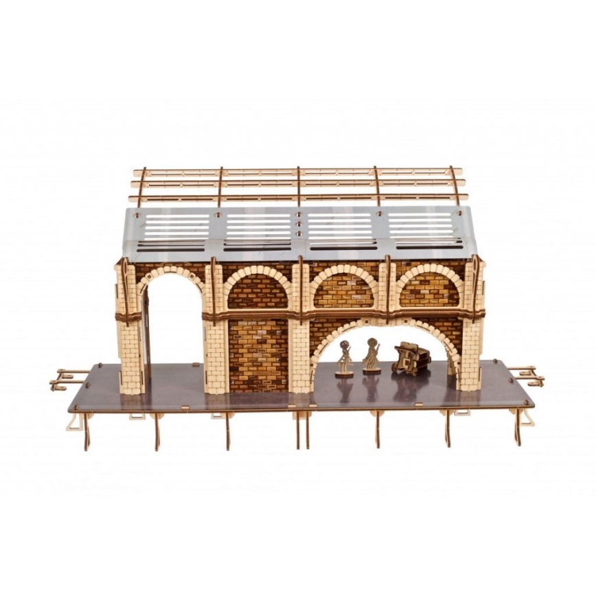 Ugears - 3D wooden mechanical puzzle Harry Potter train platform