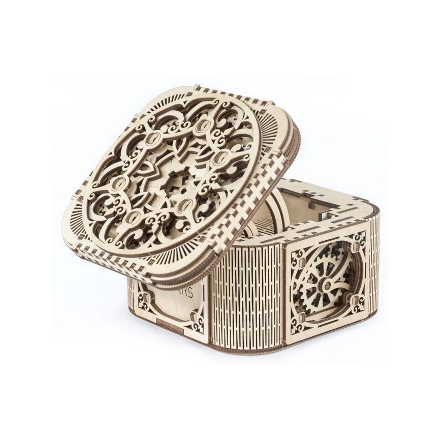 Ugears - 3D wooden mechanical puzzle Jewelry box