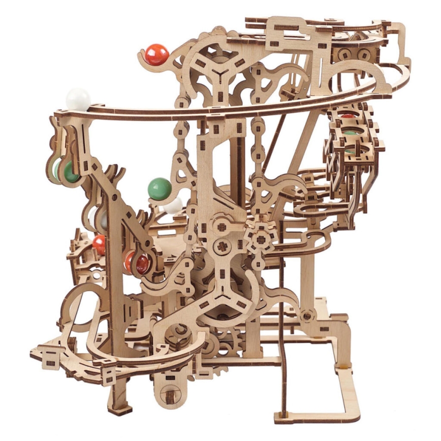 Ugears - 3D wooden mechanical puzzle Marble run chain