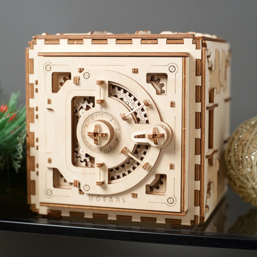 Ugears - 3D wooden mechanical puzzle Safe