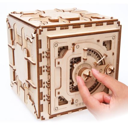 Ugears - 3D wooden mechanical puzzle Safe
