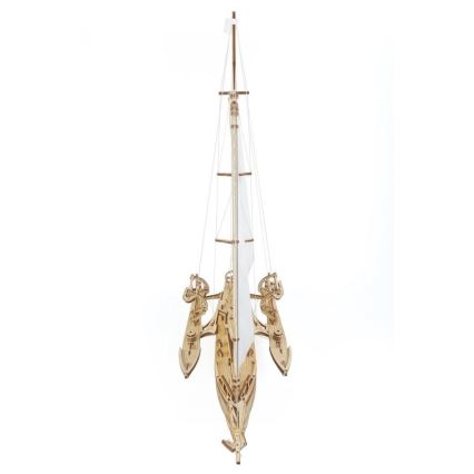 Ugears - 3D wooden mechanical puzzle Sailboat Merihobus trimaran