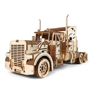 Ugears - 3D wooden mechanical puzzle Semi-trailer truck Heavy Boy