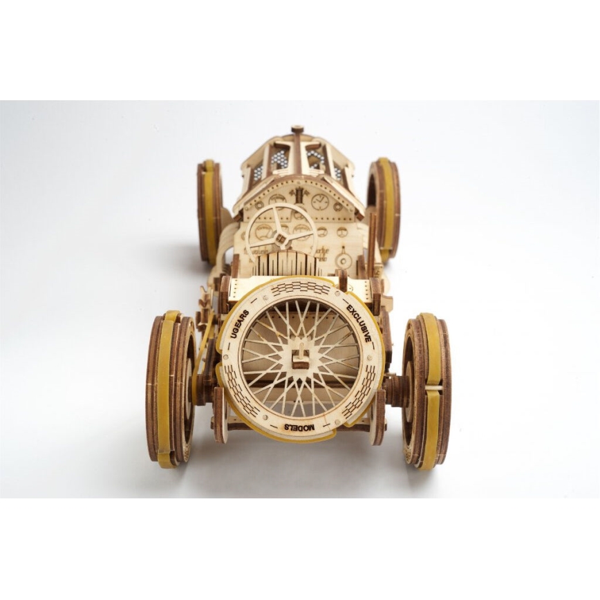 Ugears - 3D wooden mechanical puzzle U9 Car Grand Prix