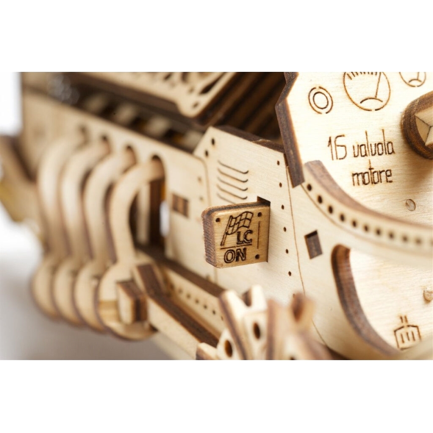 Ugears - 3D wooden mechanical puzzle U9 Car Grand Prix