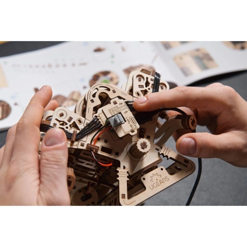 Ugears - 3D Wooden Mechanical Puzzle: V8 Engine