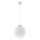 UGO Cable Pendant Lamp 1x E27/15W/230V Ø 40 cm White/Polished Chrome