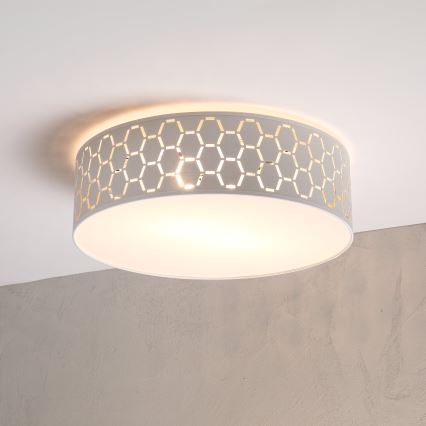 ULLE Ceiling Light, 2xE27/15W/230V, 45 cm diameter, White