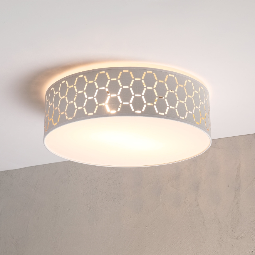 ULLE Ceiling Light, 2xE27/15W/230V, 45 cm diameter, White