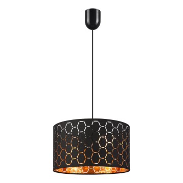 ULLE Pendant Light 1xE27/15W/230V Black