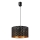 ULLE Pendant Light 1xE27/15W/230V Black