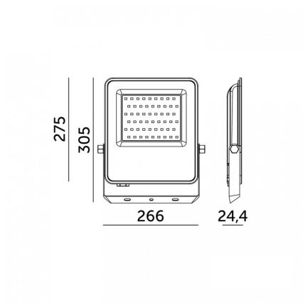 ULSAN LED Floodlight 150W/230V 4000K IP65