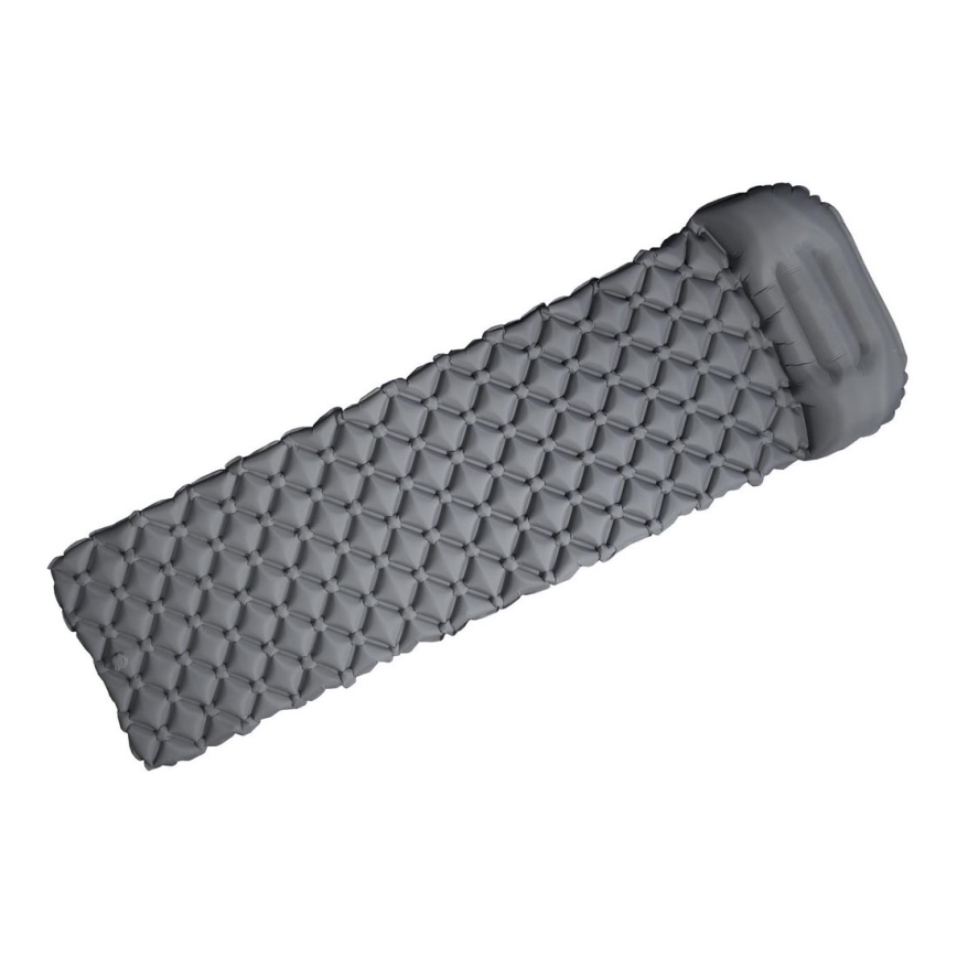 Ultralight inflatable camping mat 500 g grey
