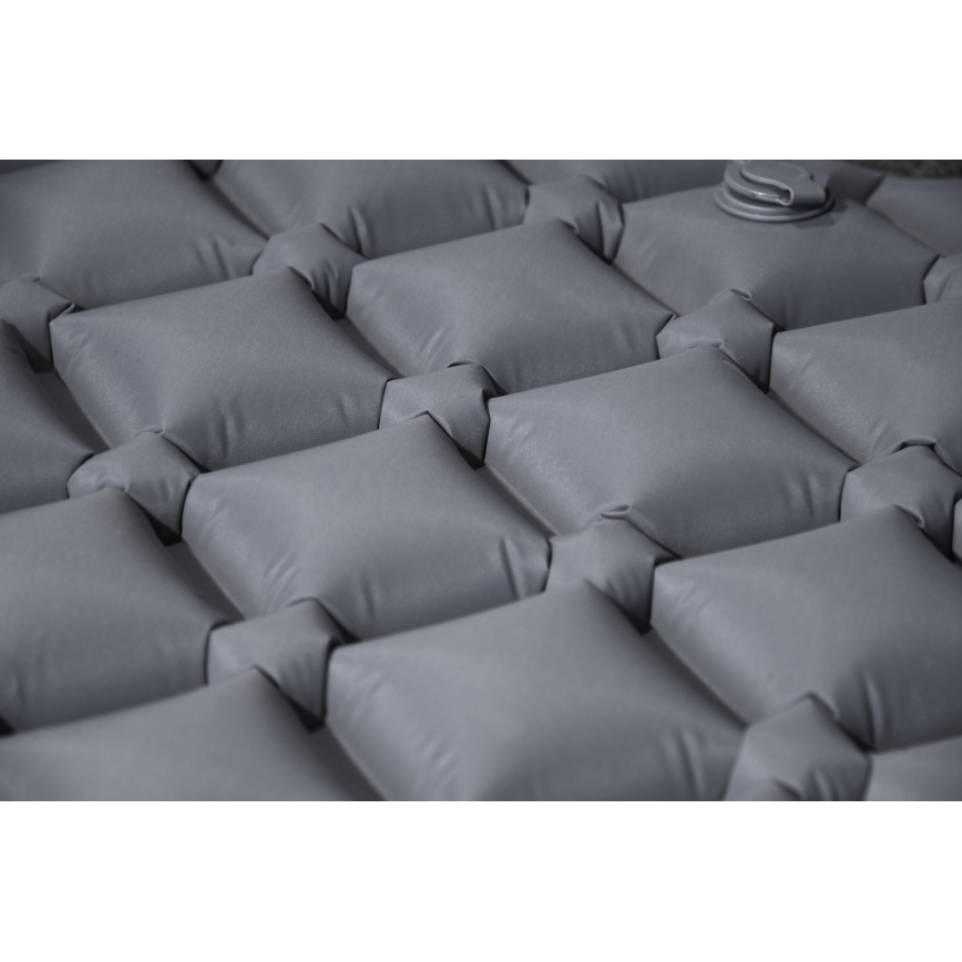 Ultralight inflatable camping mat 500 g grey