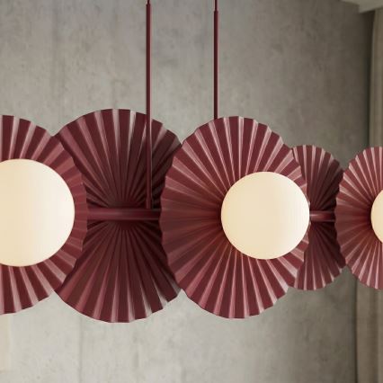 UMBRA cable pendant chandelier 6xG9/8W/230V red