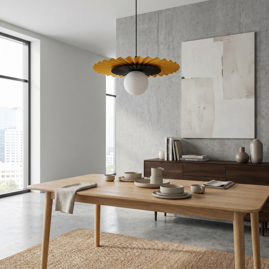 UMBRA Cable Pendant Lamp 1xG9/8W/230V Black/Orange
