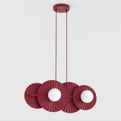 UMBRA Cable-Suspended Chandelier 4xG9/8W/230V, Red