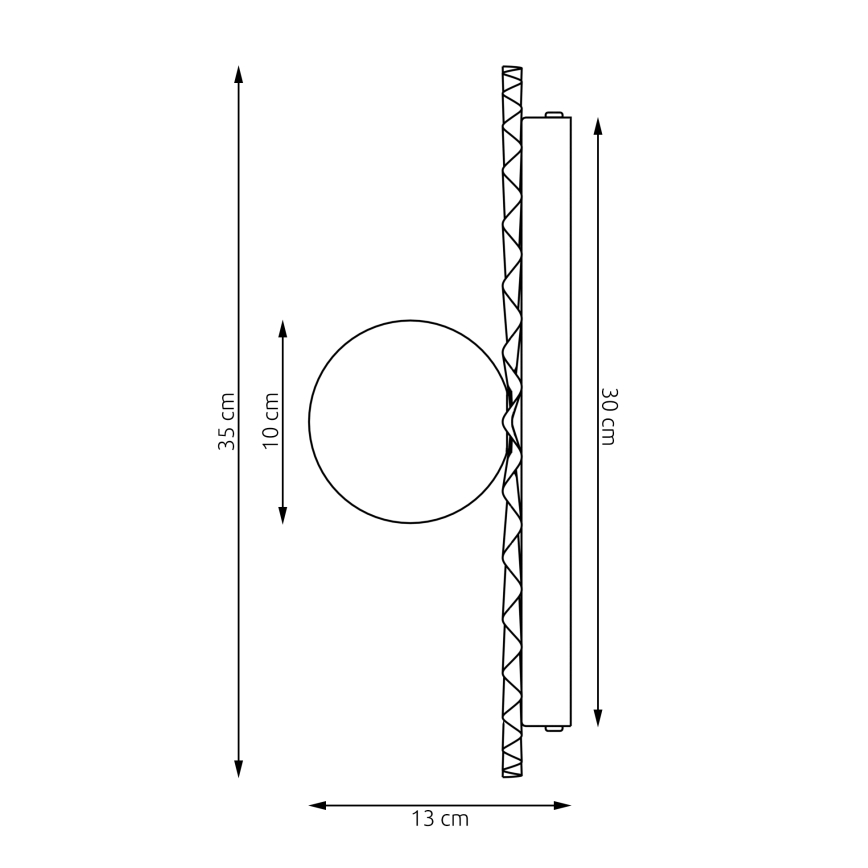 UMBRA Wall Light 1xG9/8W/230V Red