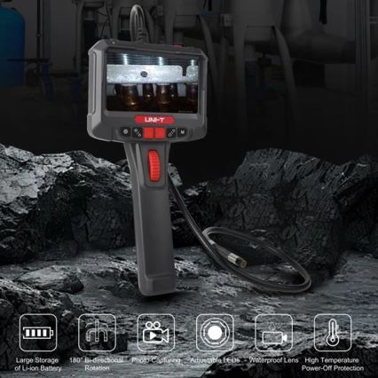 Uni-T - Borescope 3.7 V 3000 mAh IP67 1 m