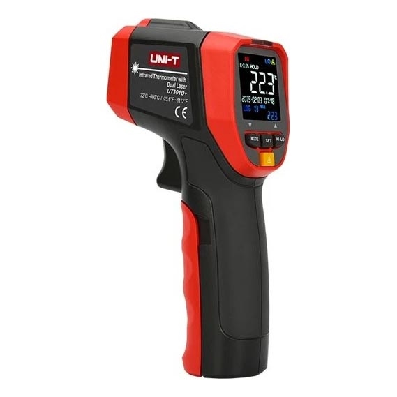 Uni-T - Infrared contactless thermometer 1x9V 6LR61 600°C