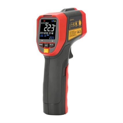Uni-T - Infrared contactless thermometer 1x9V 6LR61 600°C