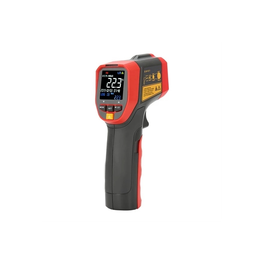 Uni-T - Infrared contactless thermometer 1x9V 6LR61 600°C