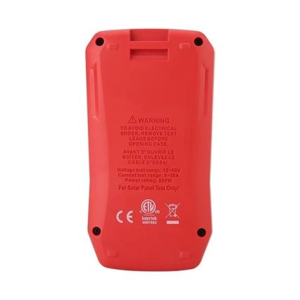 Uni-T UT673PV - MPPT Solar Multimeter
