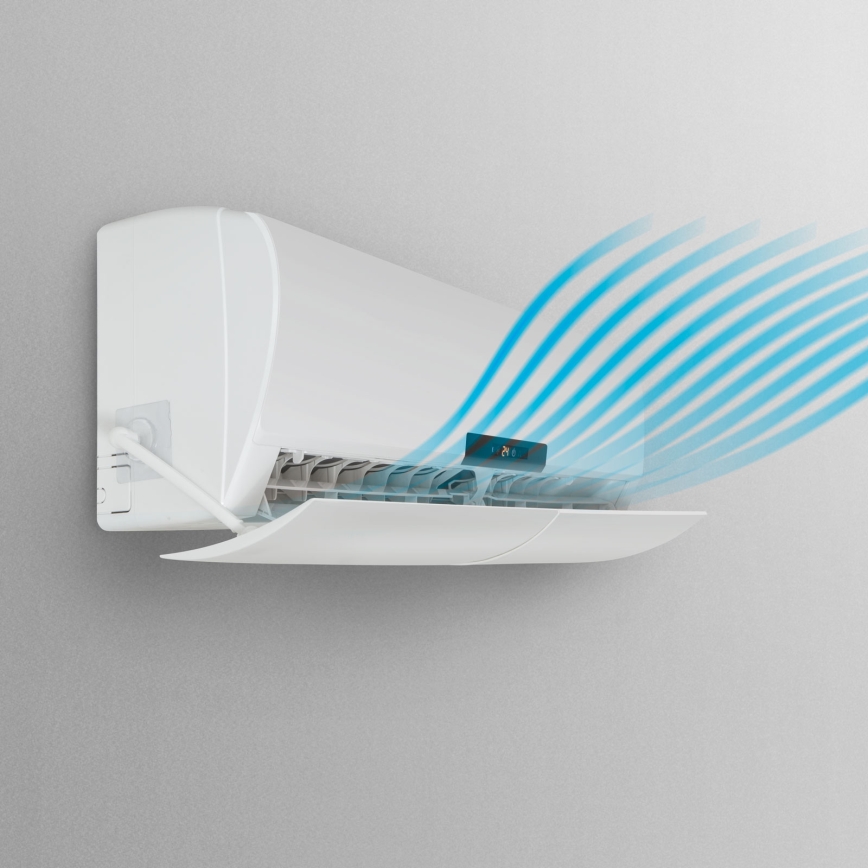 Universal Air Deflector for Air Conditioners 57–105 cm, White