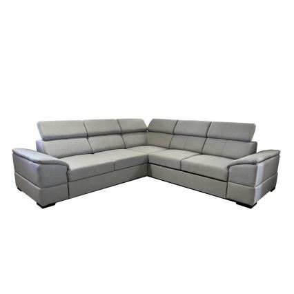 Universal corner folding lounge suite with a storage space GRANADA grey