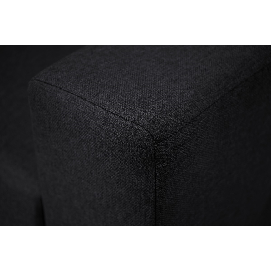 Universal corner lounge suite with sleeping function and storage space SEVILLA anthracite