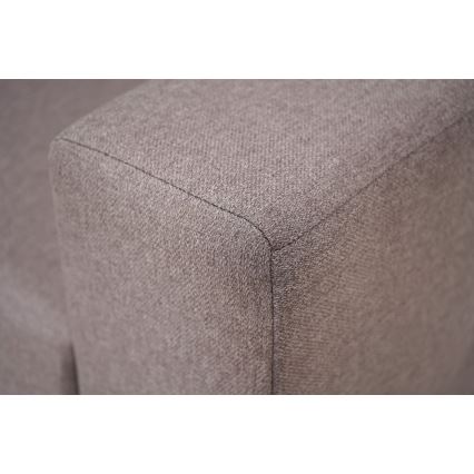 Universal corner lounge suite with sleeping function and storage space SEVILLA grey