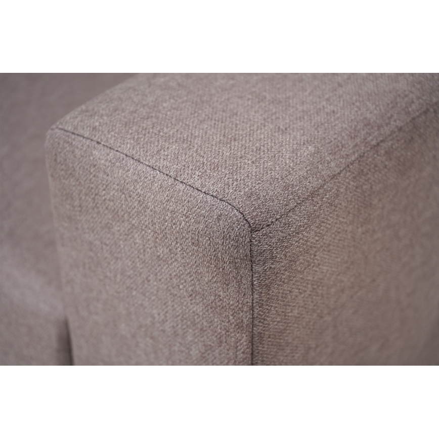 Universal corner lounge suite with sleeping function and storage space SEVILLA grey