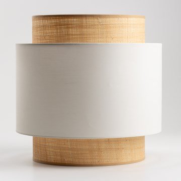 Universal KERIA lampshade, Ø 40 cm, beige/white