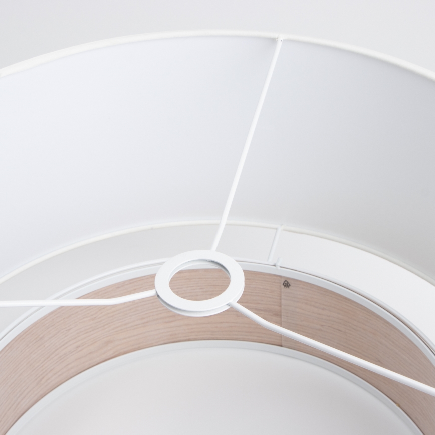 Universal KERIA lampshade Ø 50 cm, white/brown