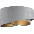 Universal lampshade GALAXY E27 d. 45 cm grey/gold