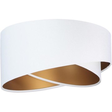 Universal lampshade GALAXY E27 d. 45 cm white/gold