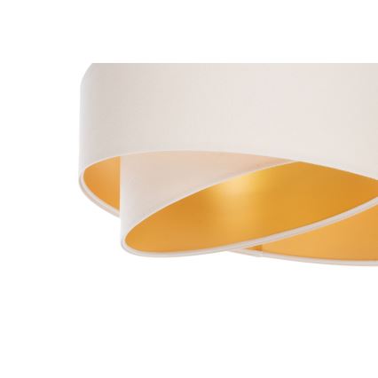 Universal lampshade GALAXY E27 d. 45 cm white/gold