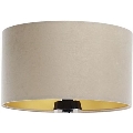 Universal lampshade STANDART E27 d. 45 cm beige/gold