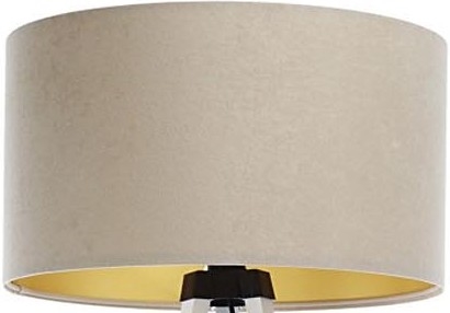 Universal lampshade STANDART E27 d. 45 cm beige/gold