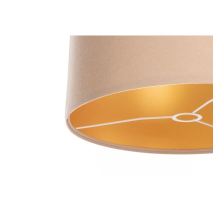 Universal lampshade STANDART E27 d. 45 cm beige/gold