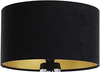 Universal lampshade STANDART E27 d. 45 cm black/gold